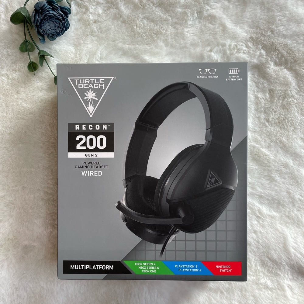 New with tags RECON 200 Wired Stereo Gaming Headset Black GEN 2 MULTI PLATFORM